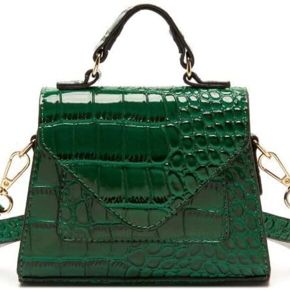 Handbags - Mini Crossbody Bag Vegan Leather Compact Stylish Functional for Women